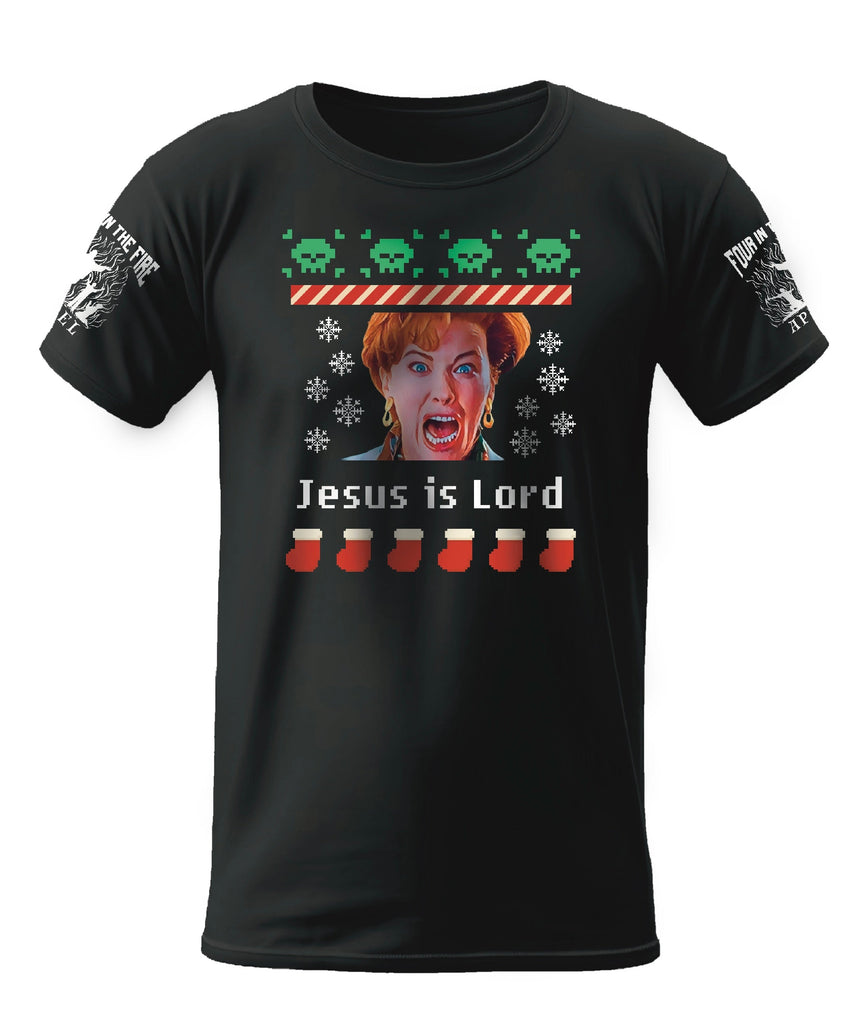 Jesus is Lord Home Alone Christmas Tee