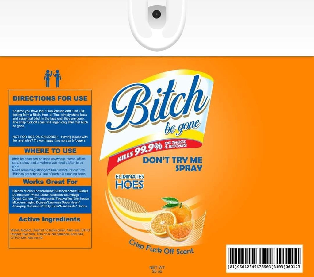 B***h Be Gone Lysol Tumbler