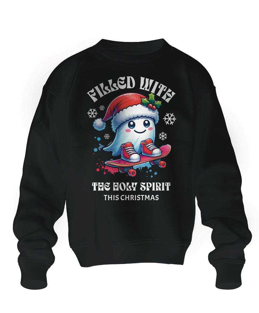 Holy Ghost Christmas hooded or crewneck