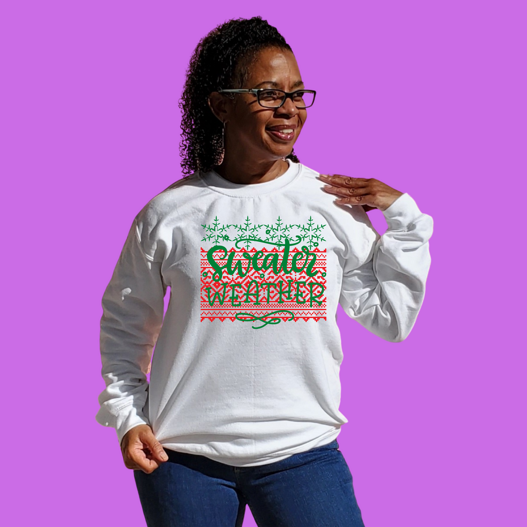 Christmas Sweater. Custom Holiday Sweatshirt