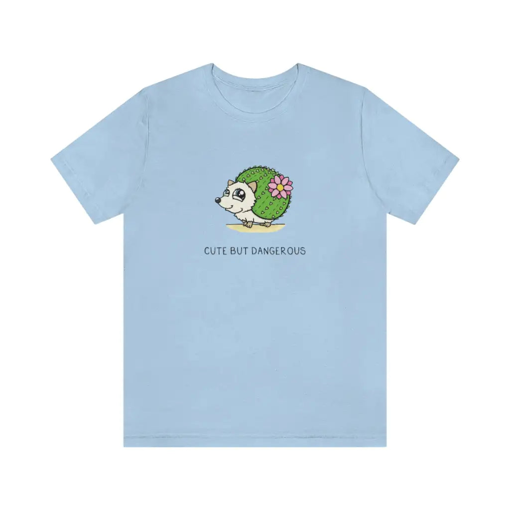 Funny Graphic T Shirt- Cactus Hedgehog Shirt