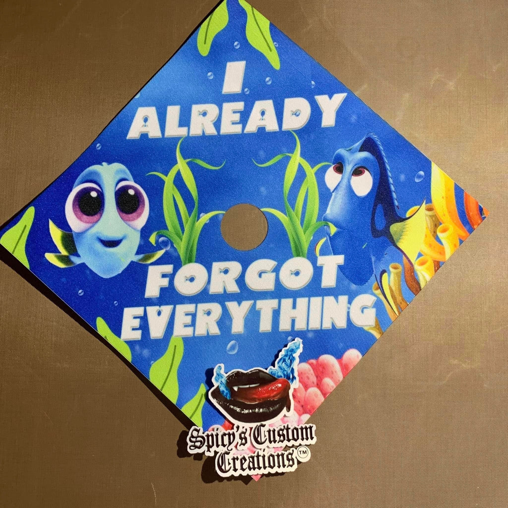 Custom Graduation Cap Topper (PEEL & STICK. CAP NOT INCLUDED)