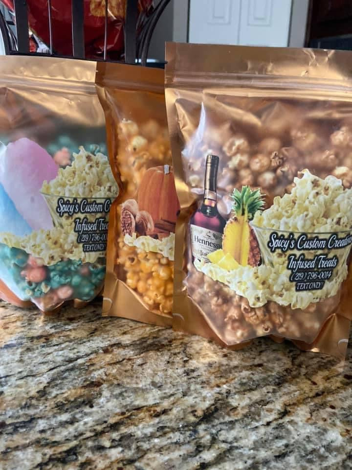 Gourmet Candied Popcorn Medium Size (Kid Friendly)