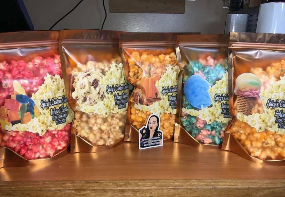 Gourmet Candied Popcorn Medium Size (Kid Friendly)