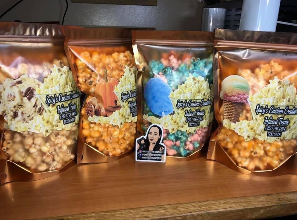 Gourmet Candied Popcorn 12pk Party Favor Size (21+)