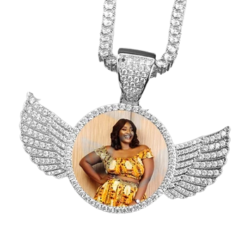 Angel Wings Memorial Necklace