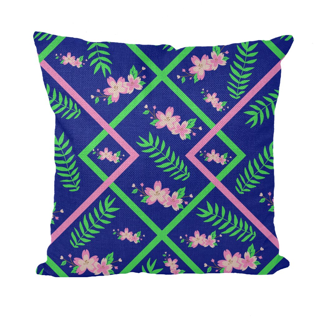 AOP - Spring Pattern 1 Throw Pillow with Insert - reallyposhgifts