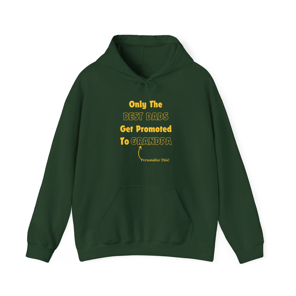 Best Dads Get Promoted To Grandpa Personalized Hoodie