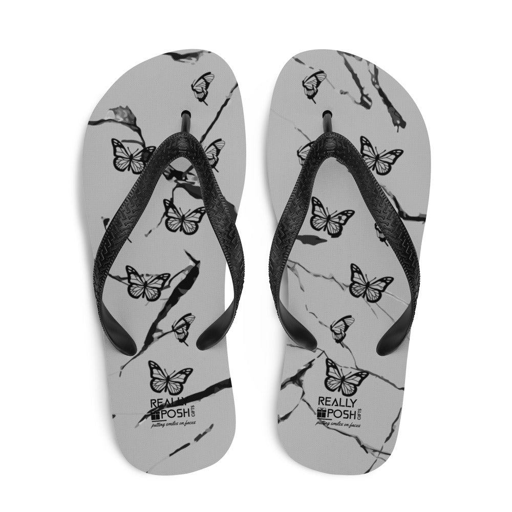 Butterfly Flip-Flops For Summer Beach