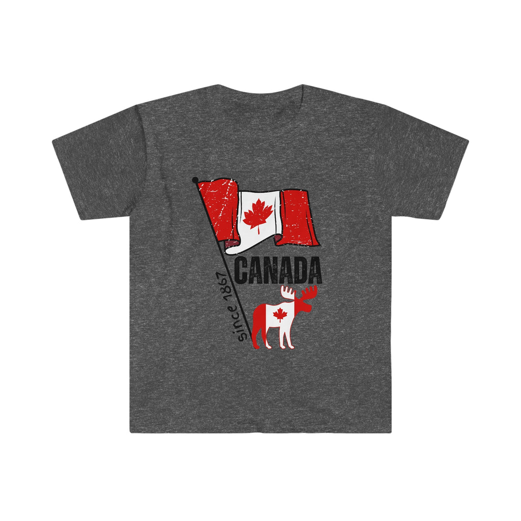 Canada Flag Unisex T - Shirt (Unisex) - reallyposhgifts