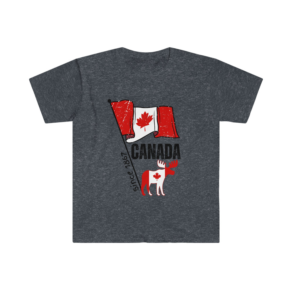 Canada Flag Unisex T - Shirt (Unisex) - reallyposhgifts