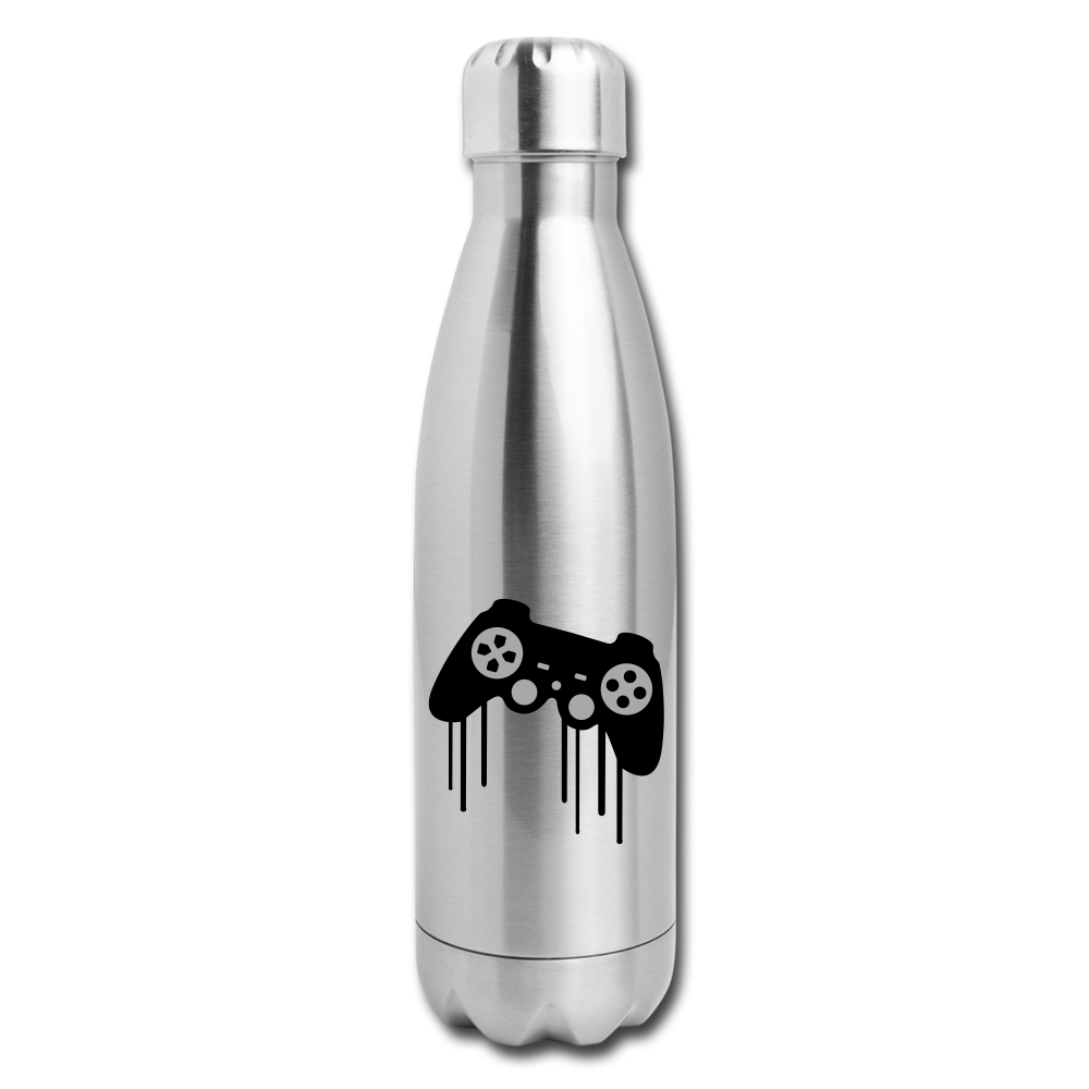 Custom Insulated Stainless Steel Water Bottle - silver