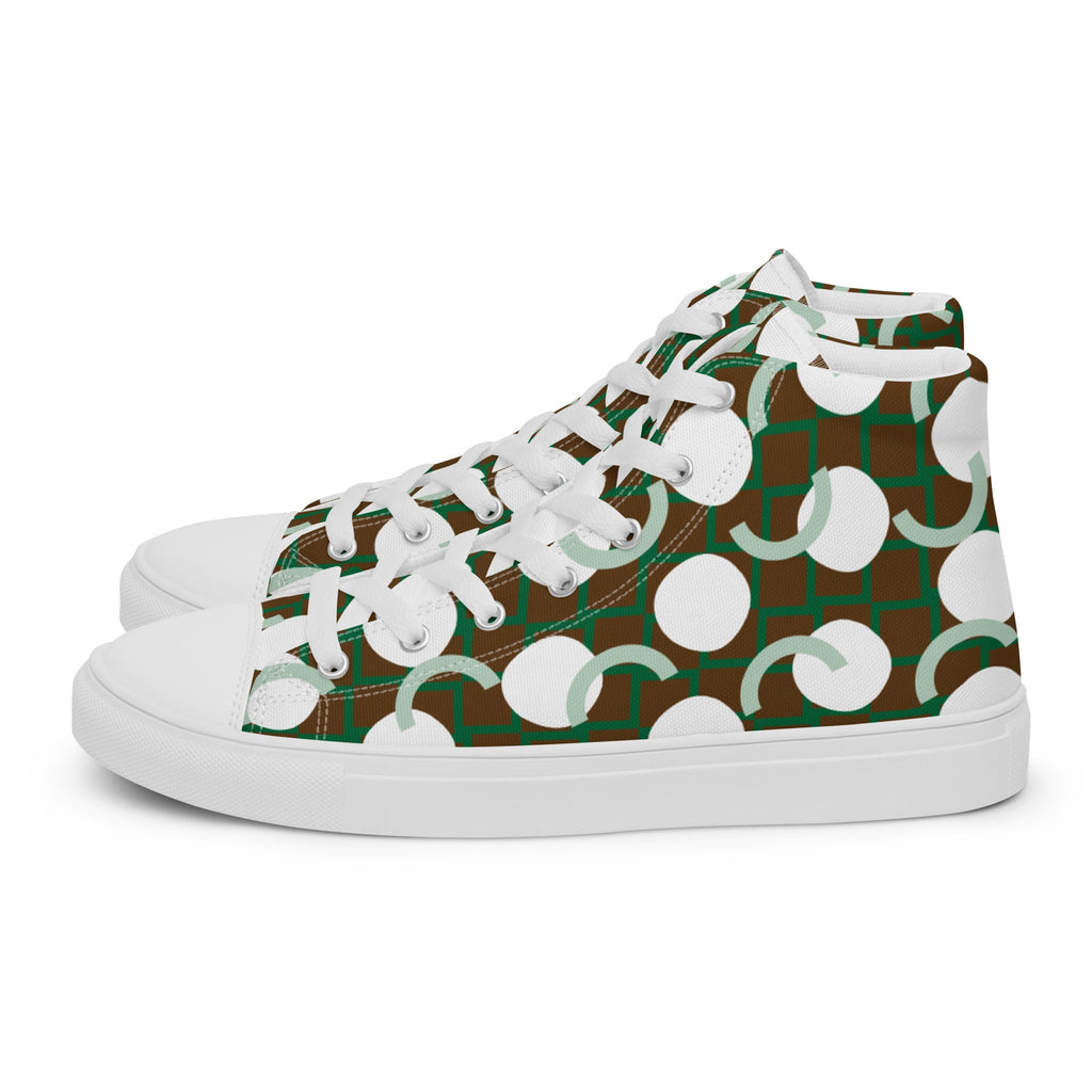 Custom Print Women’s High Top Canvas Shoes